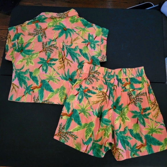 NWT Monteau Linen Blend 2-Piece Set - Picture 2 of 5